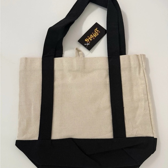 Canvas Tote Bag with Bat Design - Picture 2 of 2